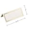 JAM Paper Double Metallic Border Fold-Over Wedding Table Place Cards, 100ct.
